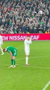 Cristiano Ronaldo RED CARD vs Ireland #cr7 #portugal #ronaldo