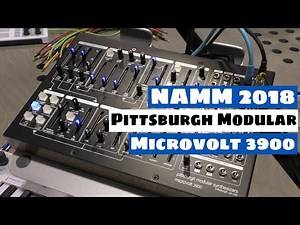 NAMM 2018: Pittsburgh Modular Microvolt 3900 Synthesizer | SYNTH ANATOMY