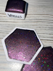 Venus | Watercolor Paint | Watercolor | Planets | Calligraphy | Shimmer Paint | Metallic Paint - Etsy