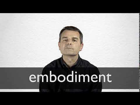 How to pronounce EMBODIMENT in British English