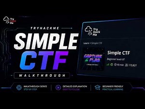 TryHackMe Simple CTF Full Walkthrough | Recon, Exploitation & Privilege Escalation