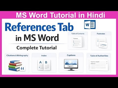 References Tab in MS Word | Complete Tutorial with Practical Examples