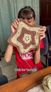 Divya is making birthday gift 🎁 #crochet #coaster | Ghamu Saran