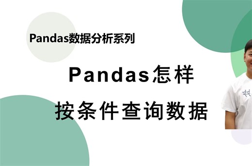 【Pandas系列】Pandas怎样用条件查询数据