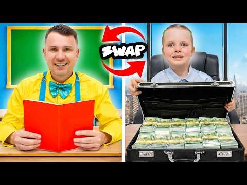 Dasha teaches dad how to be a good child