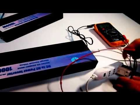 Como conectar un inversor de voltaje