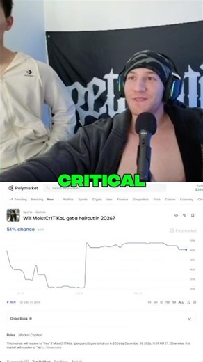 MoistCr1tikal getting Haircut? #viralitypoly #moistcritical