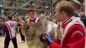 Reunited with our friends Tundra Line yesterday 🥁 #OnWisconsin | Badger Band: The University of Wisconsin Marching Band