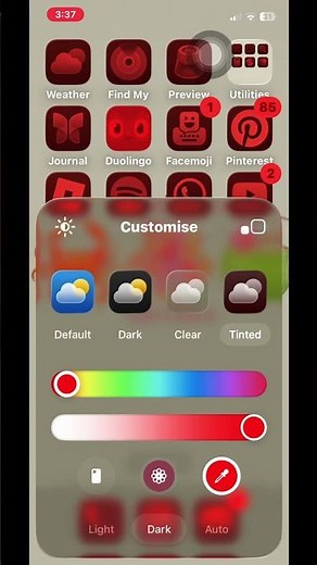 How to change how your apps look