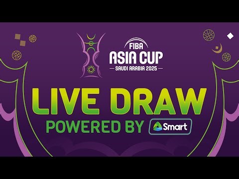 FIBA Asia Cup 2025 | LIVE DRAW