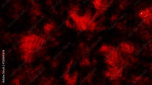 Abstract beautiful red and deep black lava background animation.