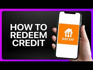 How To Redeem Credit Just Eat Tutorial