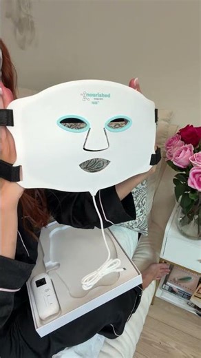 This LED mask is doing more for my skin than half my skincare 😳