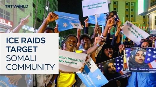 19K views · 1.2K reactions | ICE agents continue their crackdown on the Somali-American community across the Minneapolis-St. Paul area. But the weather and residents opposed to Trump's immigration policies are hindering their efforts. | TRT World | Facebook