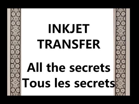 INKJET transfer on the GELLI PLATE (Please read the discription)