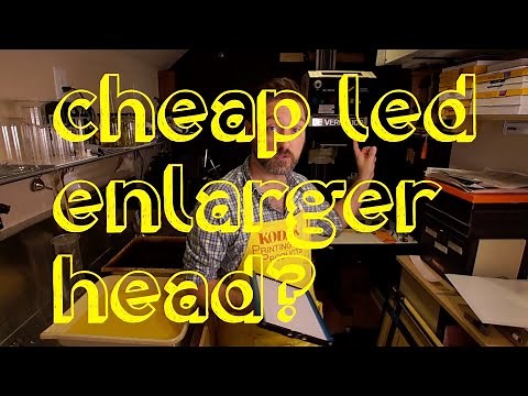 Inexpensive LED Enlarger Head: Neewer 660 LED Video Light