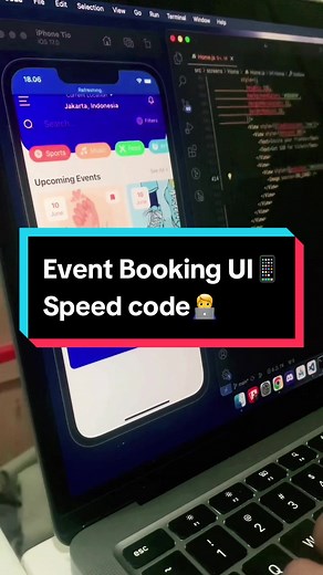 Event Booking UI speed code using React Native #reactnative #eventbooking #coding #speedcode
