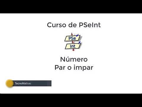 Programa que muestra si un numero es PAR o IMPAR en PSeInt