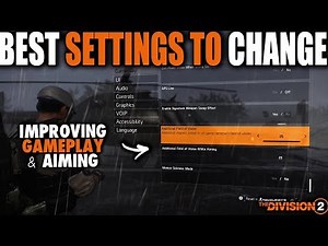 Best Settings to Change in the Division 2 for Console Players | Better Overall Aiming & Gameplay