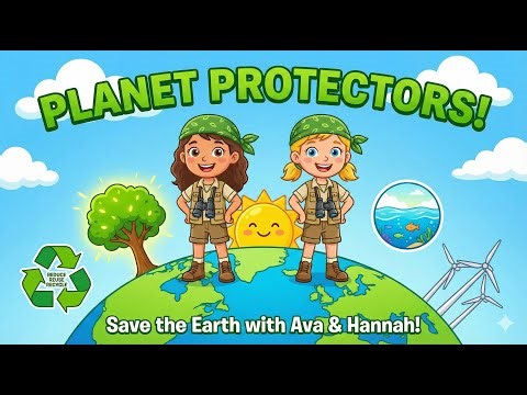 🌍 Planet Protectors: Learn How to Save the Earth with Ava & Hannah! | Kids' Environmental Education
