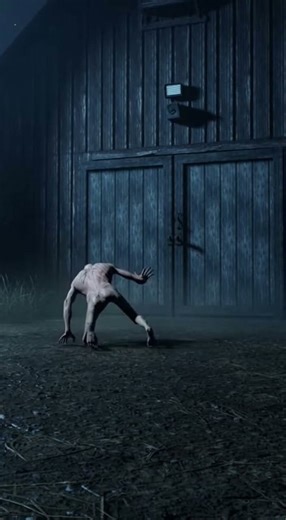 "Distorted CCTV Captures Faceless Entity Frozen Near Farm Gate"