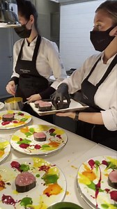 #MODENA🇮🇹 Beautiful Psychedelic, spin panted veal, charcoal grilled with glorious colors as a painting by Massimo Bottura at Casa Maria Luigia … #thebestchefawards | The Best Chef