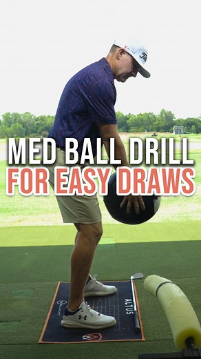 Cameron McCormick | Golf Instructor & Coach on Instagram: "Make draws EASY with this med ball drill! ✅⛳👍 #golf #golfswing #golflife #golftips #golfcourse #golfing #golfer #golfr #golfaddict #golfstagram #golfclub #golfpro #tiger #tigerwoods #golfislife #golfinstruction #swing #golfdrills #putting #sand #coaching #instructor #juniorgolf #golfdigest #golfchannel #topgolf #pga #titleist #instagolf"