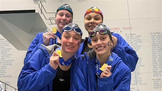 Carroll girls swimming brings home four state titles