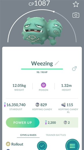 I Caught Shiny koffing and Evolved into Weezing in Pokemon Go by The Game World