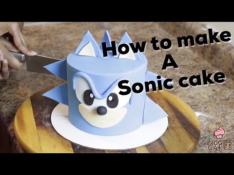 HOW TO MAKE A SONIC CAKE