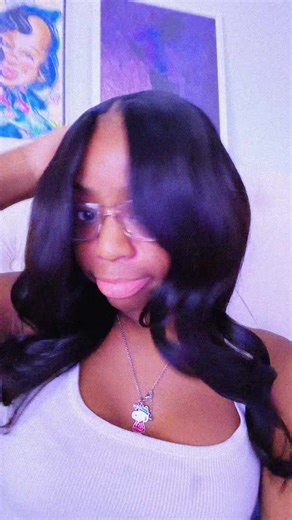 cutiee🥰#fyp #makemefamous #viral #middlepart #chicago | middle part hairstyle