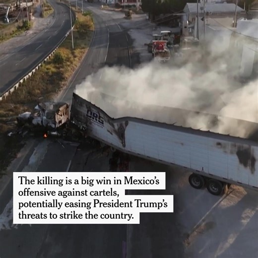 The most-wanted cartel boss in Mexico was killed after a government operation to capture him on Sunday, inciting violence across the country. Here's what to know about the killing of Nemesio Oseguera Cervantes, known as El Mencho: https://nyti.ms/4kSU5ec | The New York Times
