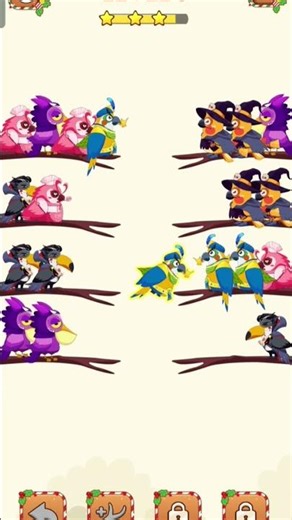 Satisfying Bird Sorting Gameplay | 2 Color Puzzle Game#gaming #puzzlegame