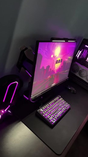 Black and Purple Gaming Setup Ideas