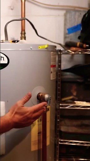 The T and P valve (temperature and pressure valve) on a water heater is an important safety device