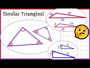 Similar Triangles - AAA, AA, SSS, and SAS Similarity Theorems