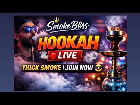 Hookah LIVE 💨 Smoke Tricks + Party Vibes 🎉