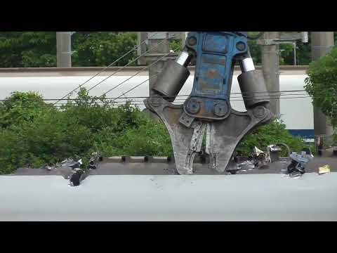 500系新幹線V3編成2号車の廃車解体