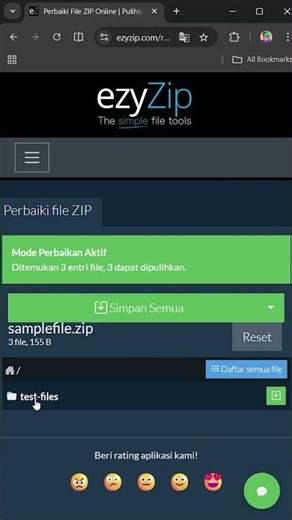 📦 Cara Memperbaiki File ZIP yang Rusak Secara Online Gratis | Tidak Perlu Instalasi Perangkat Lunak