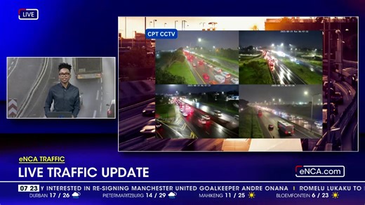 [TRAFFIC REPORT] 7 o'clock roads are heavily congested around parts of the N1 in Gauteng, roadworks notice in KZN and 2 crashes reported on both N1 and N2 in Cape Town. Here's @Mthaux for more details. | eNCAnews