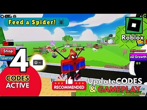 NEW UPDATE CODES Feed a Spider Roblox, September 5, 2025
