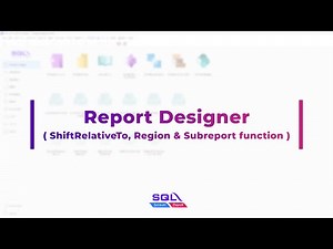 Report Builder - ShiftRelativeTo, Region & SubReport Function