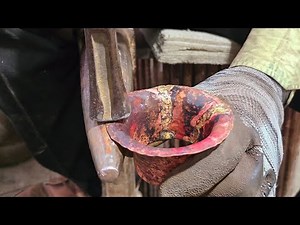 Creating an artwork from copper sheet by a skilled artist: Copper Craftsmanship 🛠️🇮🇷👌