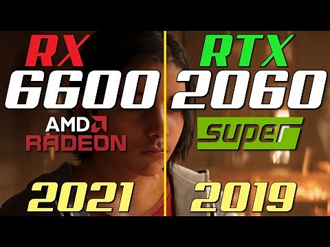 RX 6600 vs. RTX 2060 Super | Test in 1080p