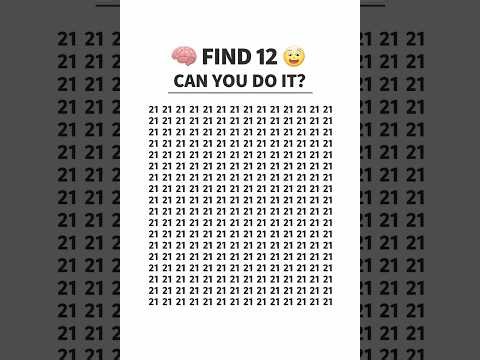 Find the Mistake #12 🧠 | Genius Can Solve This IQ Test Puzzle
