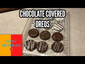 How to Make Chocolate Covered Oreo Cookies By Yummy Tastebuds
