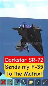 Roblox Build a Boat for Treasure SR-72 Darkstar send my F-35 Jet to the Matrix! #babft #roblox