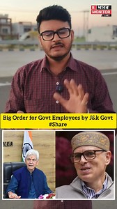 404K views · 4.6K reactions | #BreakingNews Big Order for Govt Employees by J&k Govt #share Salary Stoppage & Terminate from Service if Disobey the Order Shubam Langeh | Bharat Monitor | Facebook