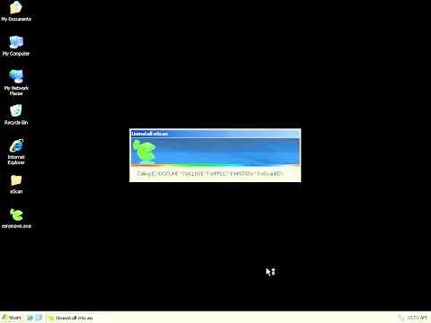 How to uninstall eScan