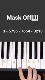 mask off piano tutorial 🔥